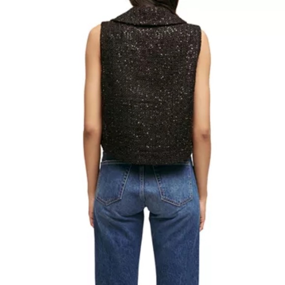 Maje Sequin Tweed Top- Size 1; New with Tags - Picture 8 of 8